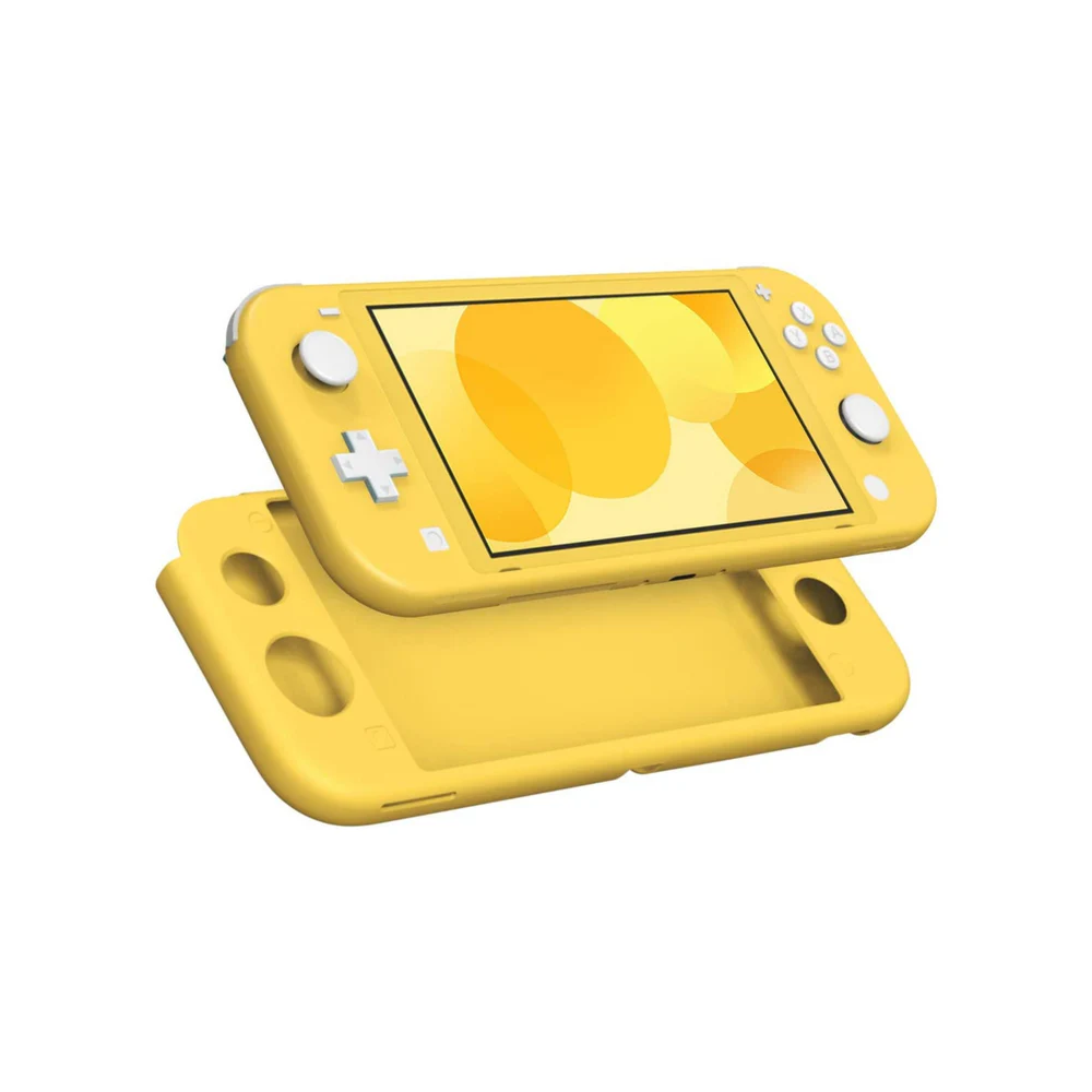 Protective Silicone Cover with Four Analog Grips for Nintendo Switch Lite - yellow - Gaming - Lebanon