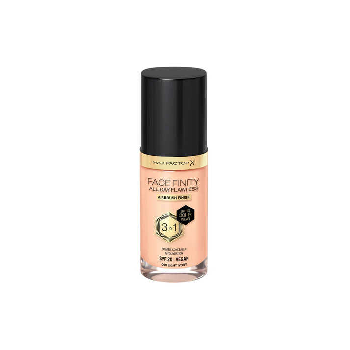 Max Factor Max Factor New Vegan Facefinity Foundation - Light Ivory C40 | 278148 - Beauty & Personal Care - Lebanon