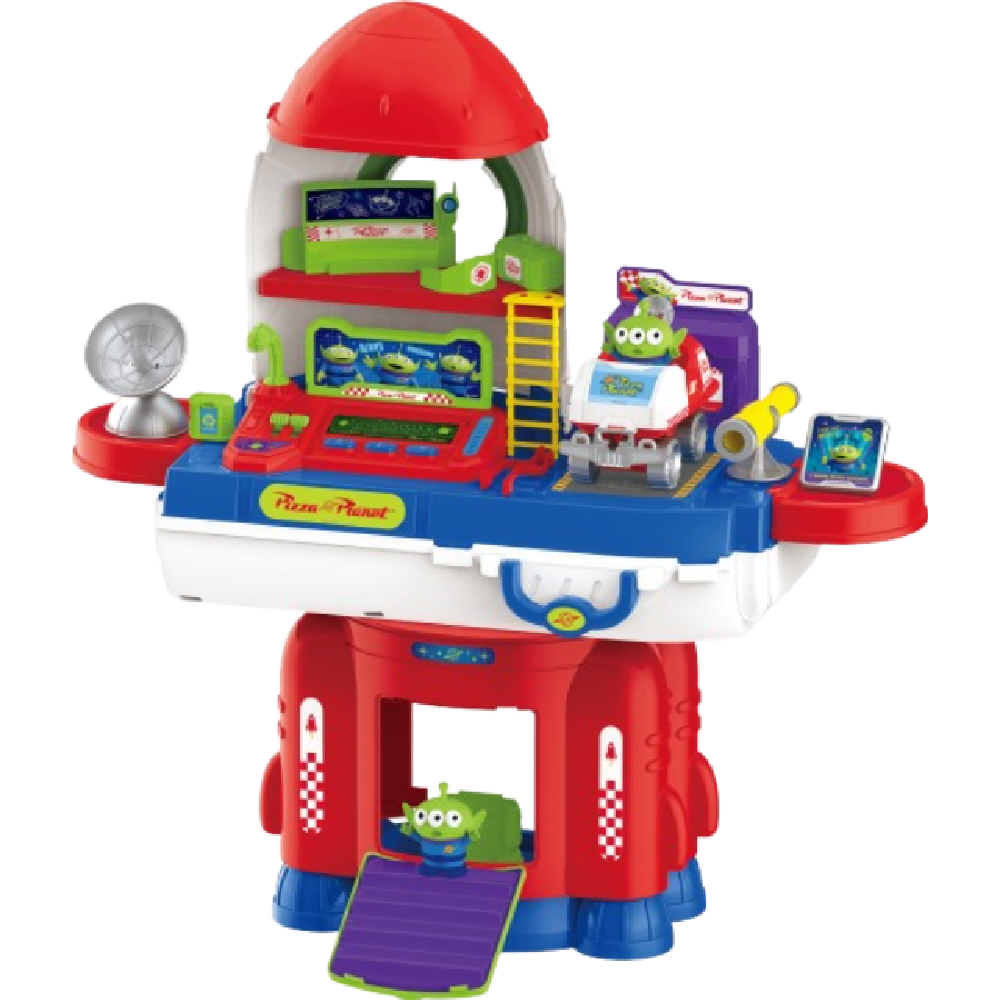 Pizza Planet Space Playset with Alien Figure & Vehicle | EODS008-501A - Toys & Games - Lebanon