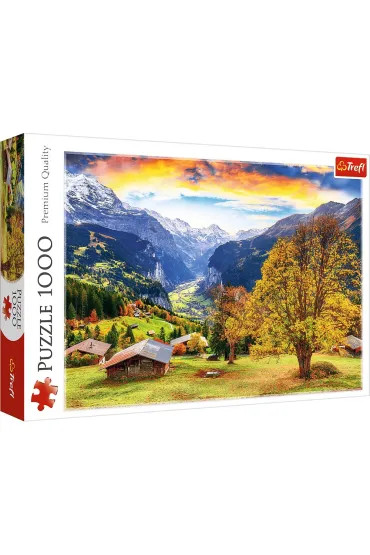 Trefl Trefl Picturesque Village in the Alps Puzzle - 1000 Pieces | 10775 - Toys & Games - Lebanon