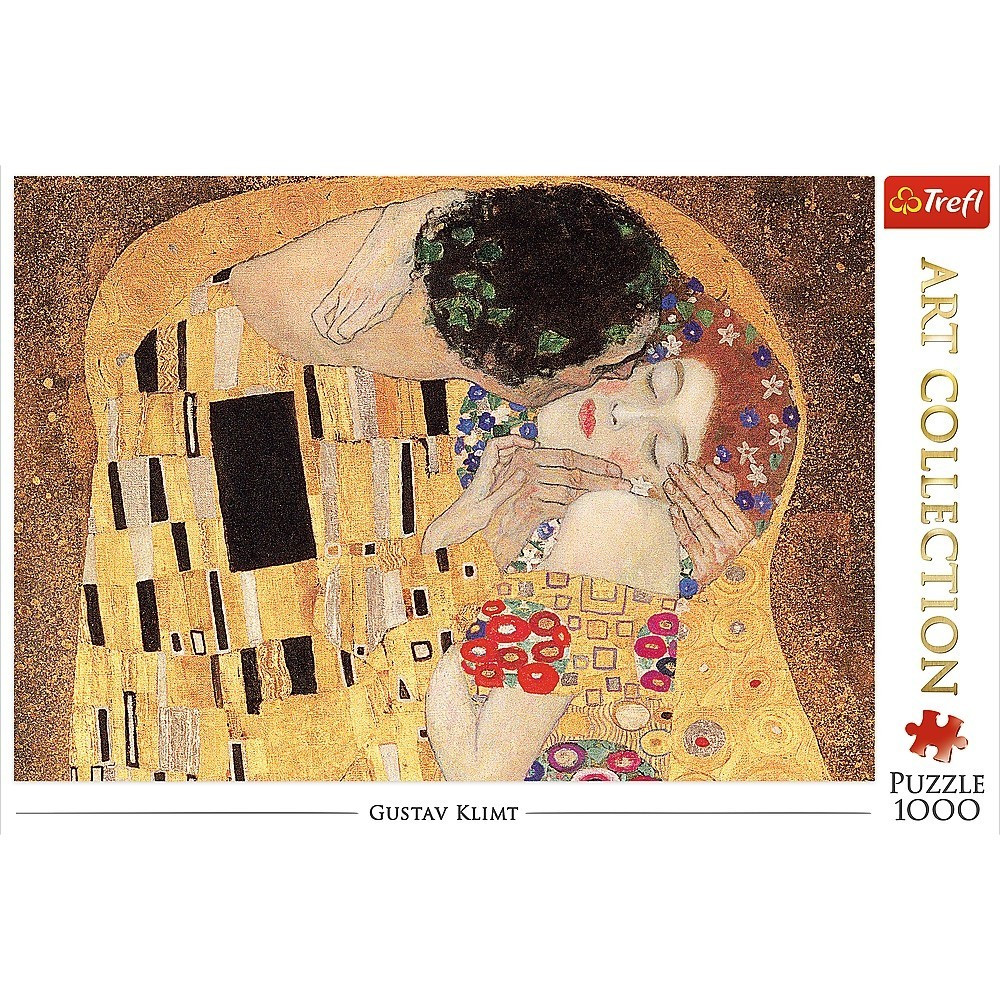 Trefl Trefl Art Collection: The Kiss Puzzle - 1000 Pieces | 10559 - Toys & Games - Lebanon