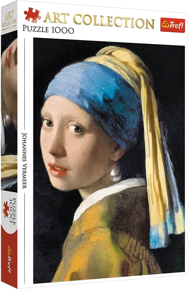Trefl Trefl Art Collection: Girl with a Pearl Earring Puzzle - 1000 Pieces | 10522 - Toys & Games - Lebanon