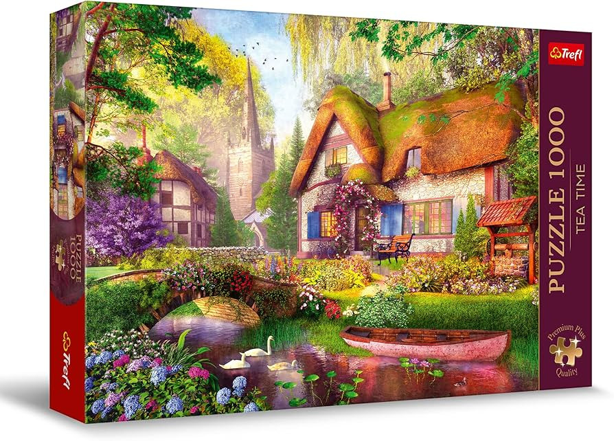 Trefl Trefl Premium Plus Quality - Tea Time: The Woodland Cottage 1000-Piece Jigsaw Puzzle | 10804 - Toys & Games - Lebanon