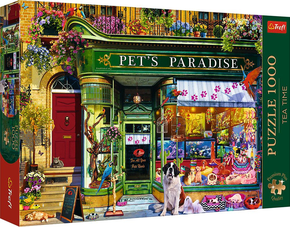 Trefl Trefl Premium Plus Quality - Tea Time: Animal Paradise 1000-Piece Jigsaw Puzzle | 10841 - Toys & Games - Lebanon