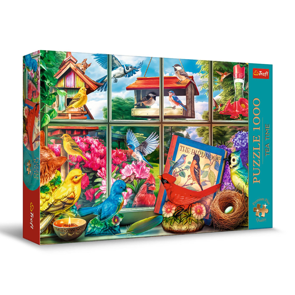 Trefl Trefl Premium Plus Quality - Tea Time: Bird World 1000-Piece Jigsaw Puzzle | 10850 - Toys & Games - Lebanon
