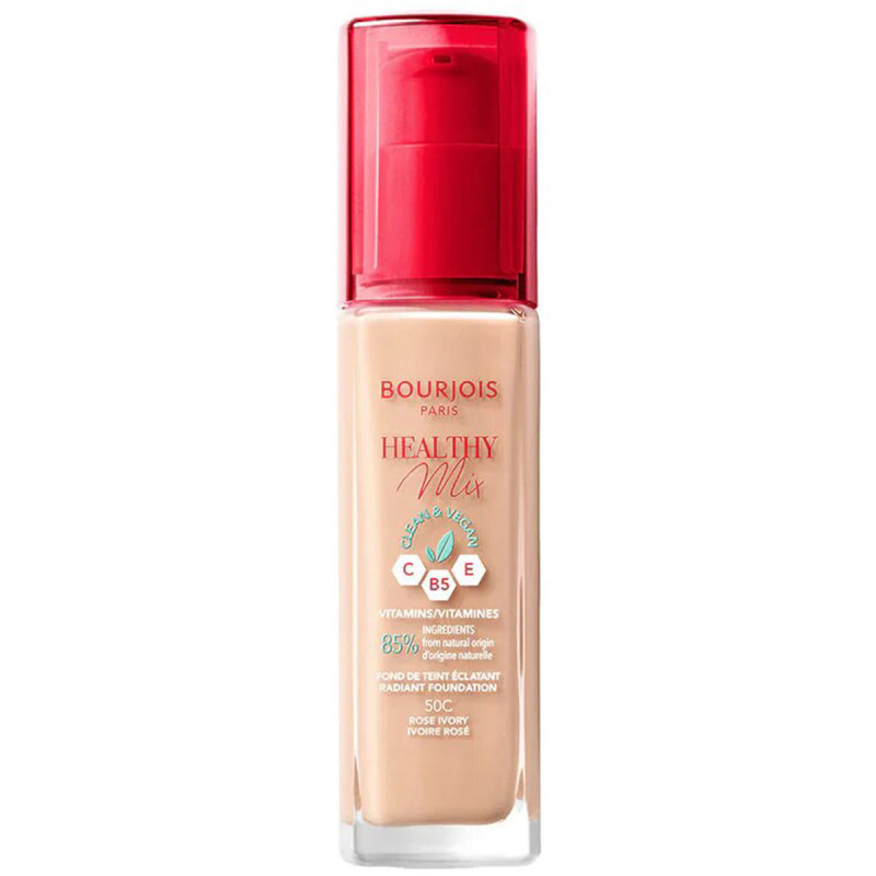 Bourjois Bourjois New Healthy Mix Clean Foundation SPF 50 - Rose Ivory | 268823 - Beauty & Personal Care - Lebanon