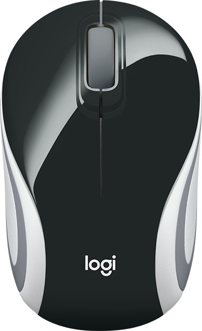Logitech Logitech - M187 Mini Wireless Optical Ambidextrous Mouse - Black-White - Computers & Tech - Lebanon