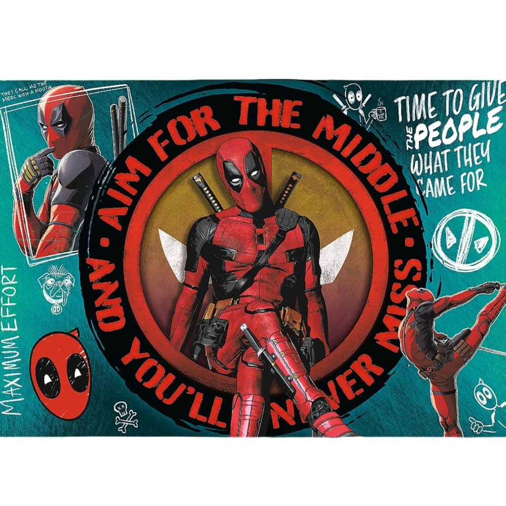 Trefl Trefl Puzzle Premium Plus Quality - Marvel Deadpool 1000 pcs | 10835 - Toys & Games - Lebanon