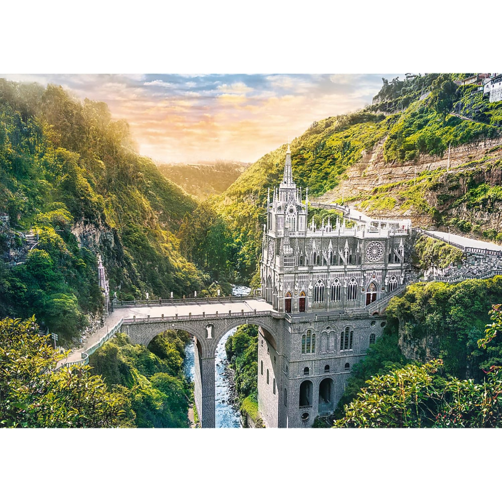Trefl Trefl Puzzle Las Lajas Sanctuary, Colombia 1000 pcs | 10724 - Toys & Games - Lebanon