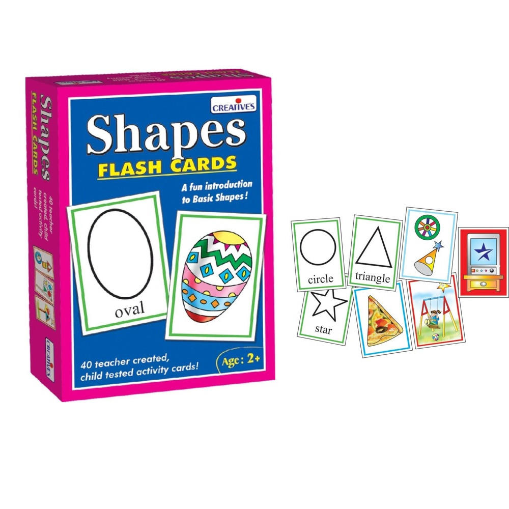 Creatives Creatives Shapes Flash Cards | 0521 - Toys & Games - Lebanon