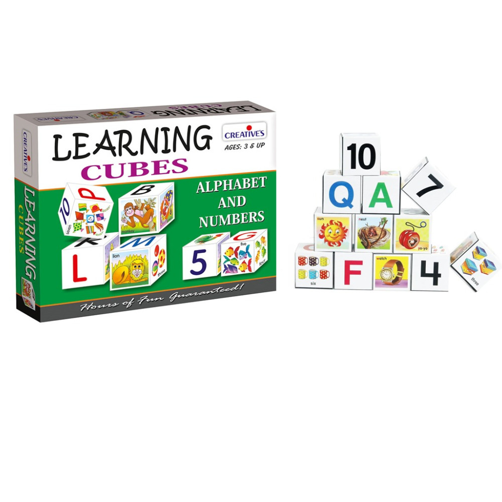 Creatives Creatives Learning Cubes Alphabet & Numbers | 0637 - Toys & Games - Lebanon