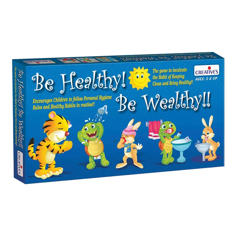 Creatives Creatives Be Healthy! Be Wealthy!! - Educational Board Game | 1068 - Toys & Games - Lebanon