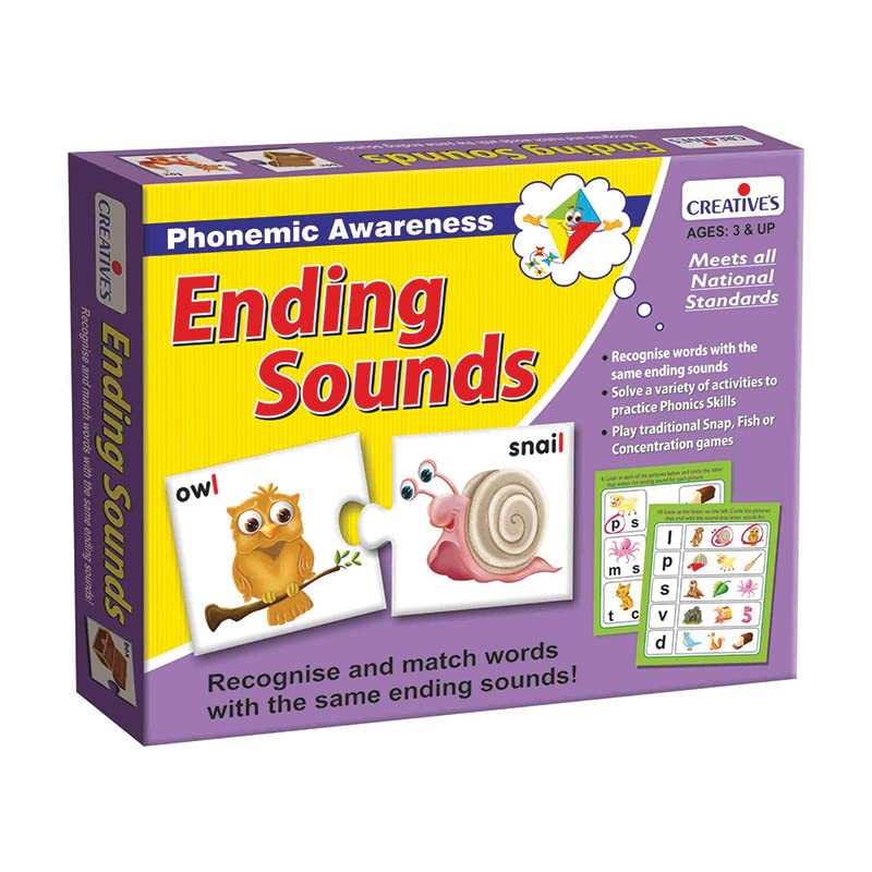 Creatives Creatives Phonemic Awareness - Ending Sounds Learning Game | 0161 - Toys & Games - Lebanon