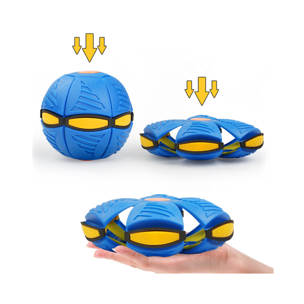 Zhanxing Transforming Flying Disc Ball - Blue - 1 PCS | AL8063 - Toys & Games - Lebanon