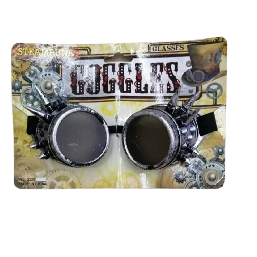 teampunk Spiked Goggles Cosplay Glasses | 502-6 - Toys & Games - Lebanon