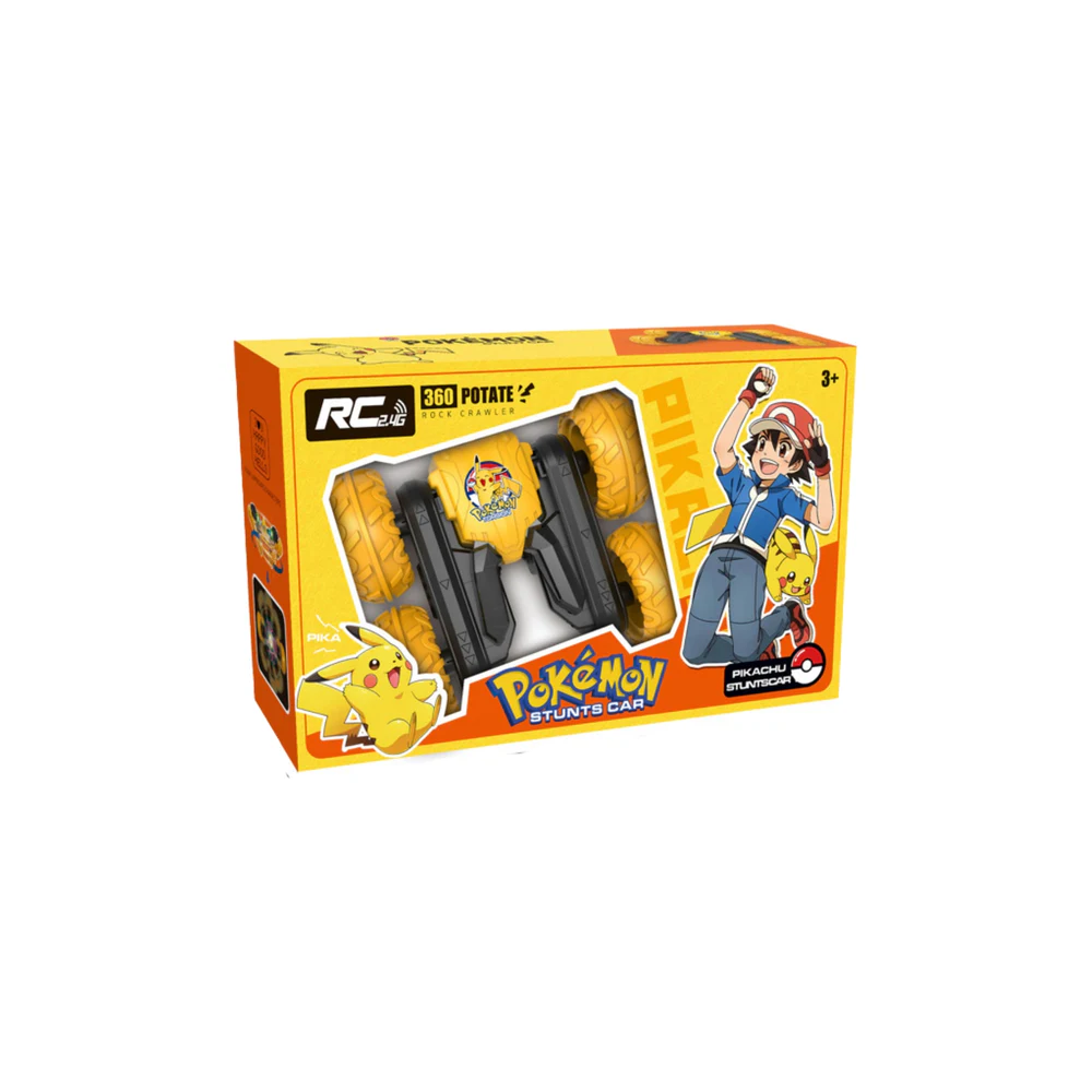Pokémon RC Stunt Car 2.4GHz – 360° Rotation & LED Display | 6629-1 - Toys & Games - Lebanon