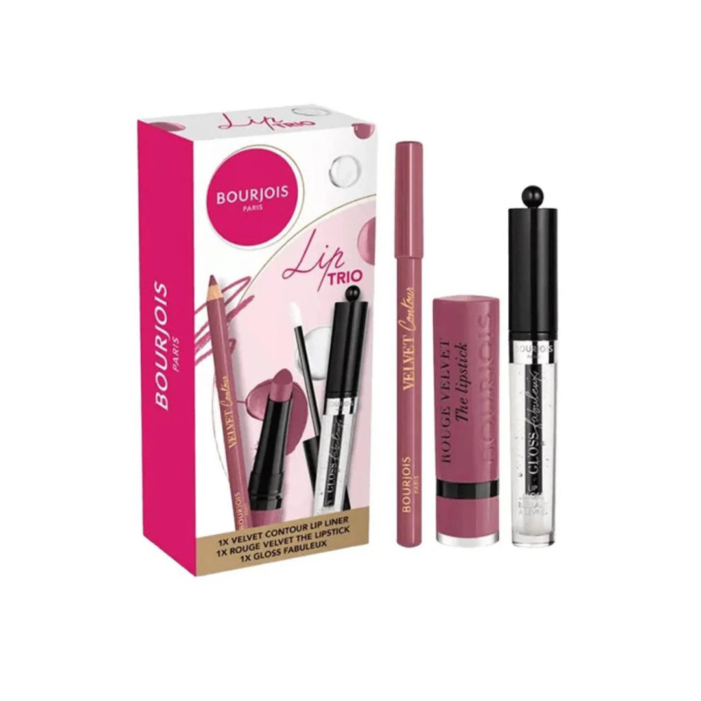 Bourjois Bourjois FY25 Velvet Lipstick + Lip Liner + Fabuleux Gloss Kit (30% Kit) | 285743 - Beauty & Personal Care - Lebanon