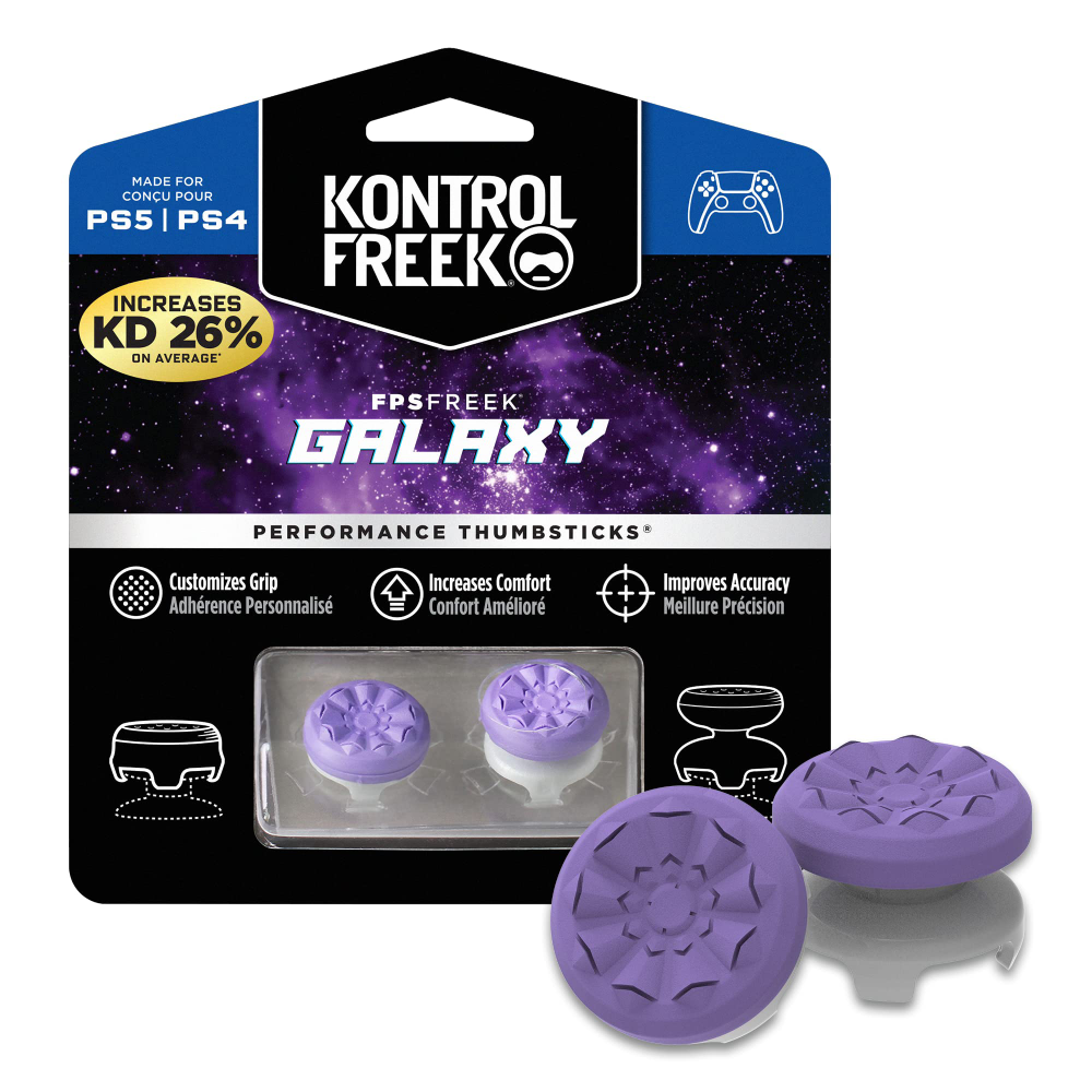 KontrolFreek KontrolFreek Performance Thumbsticks For PlayStation 4 & PlayStation 5 - Galaxy Purple - Gaming - Lebanon
