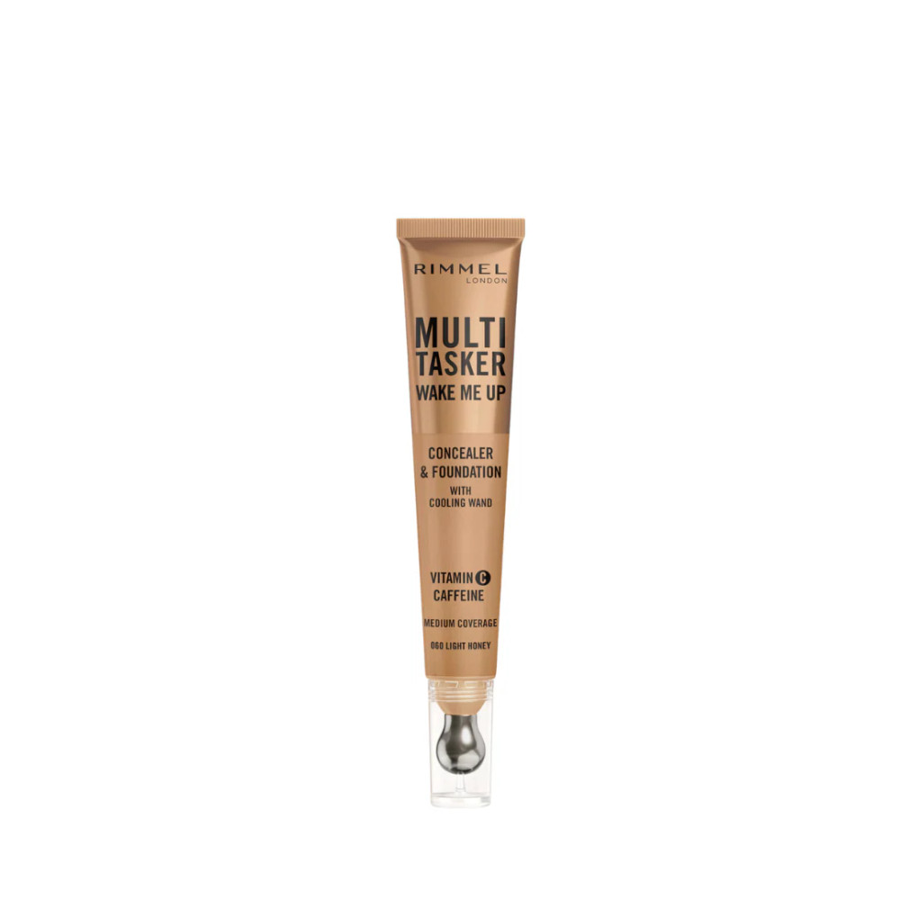 Rimmel Rimmel Wake Me Up Multi-Tasker Foundation & Concealer - 060 Light Honey | 283551 - Beauty & Personal Care - Lebanon