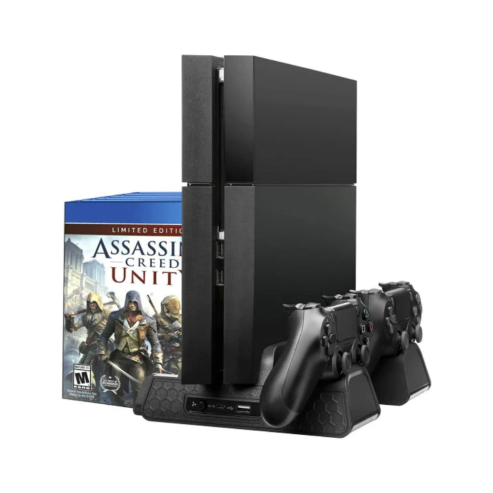 Dobe Dobe Multi‑Functional Charging & Cooling Stand For PS4, PS4 Slim & PS4 Pro - Gaming - Lebanon