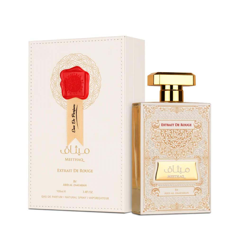 Ard Al Zaafaran Ard Al Zaafaran Meethaq Extrait de Rouge Unisex Perfume - 100ml - Beauty & Personal Care - Lebanon