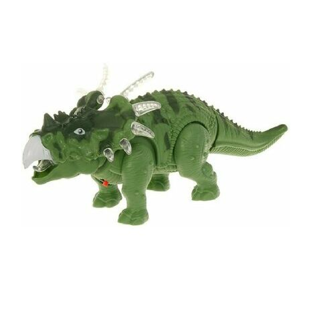 Robo Dinosaur Electric Crawling Toy – Grey Triceratops | 272-001ABC - Toys & Games - Lebanon