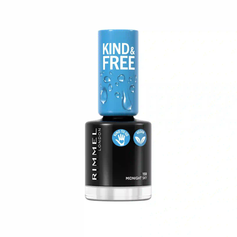 Rimmel Rimmel Kind & Free Nail Polish - 159 Midnight Sky | 260157 - Beauty & Personal Care - Lebanon