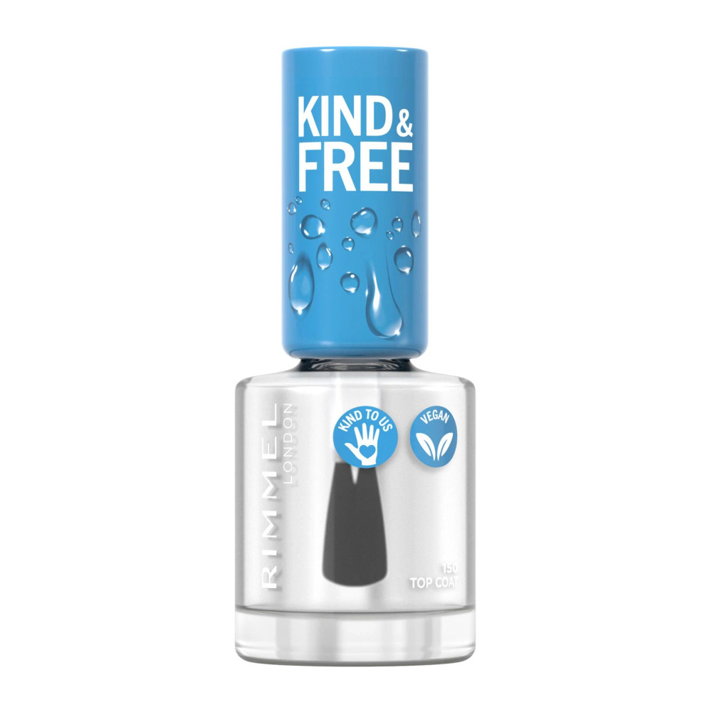 Rimmel Rimmel Kind & Free Nail Polish - 150 Oxygene Wave Top Coat | 260160 - Beauty & Personal Care - Lebanon