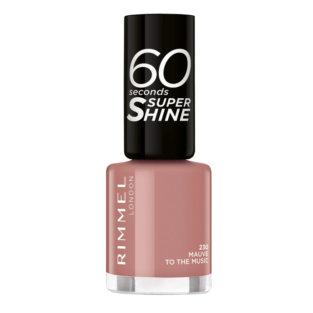 Rimmel 60 Seconds Nail Polish - 230 Mauve to the Music | 259798