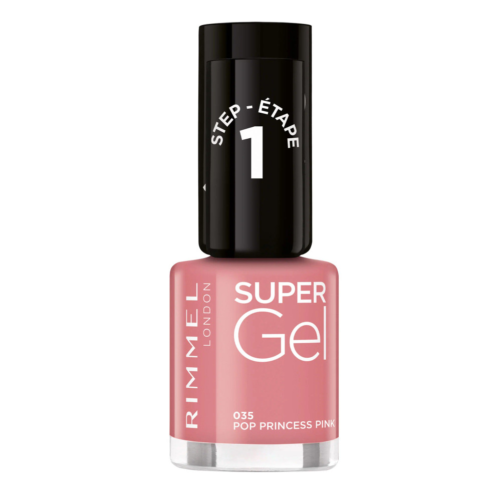 Rimmel Rimmel Super Gel Nail Polish - 035 Pop Princess Pink | 279213 - Beauty & Personal Care - Lebanon