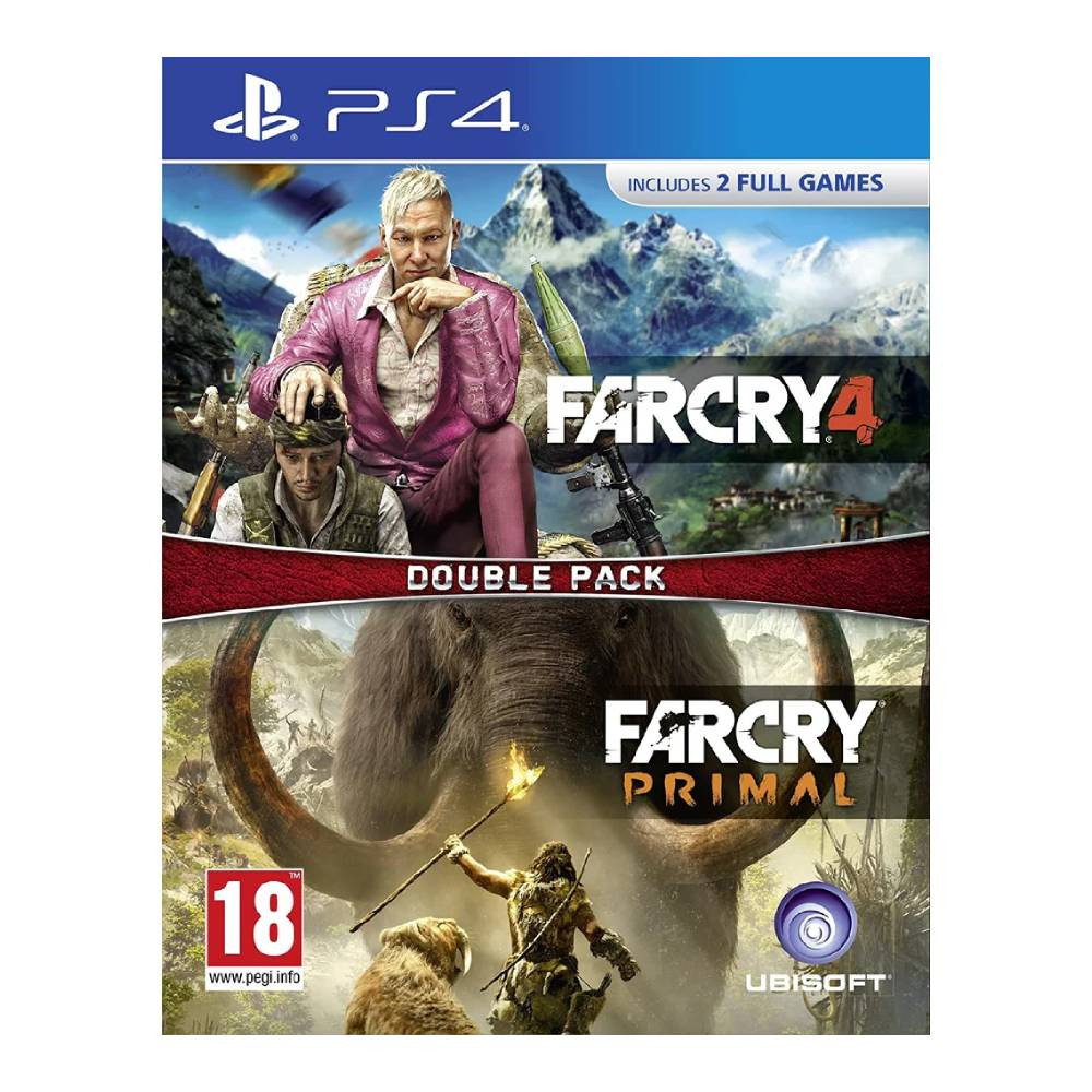PlayStation PS4 Far Cry Primal & Far Cry 4 Double Pack - PlayStation 4 - Gaming - Lebanon
