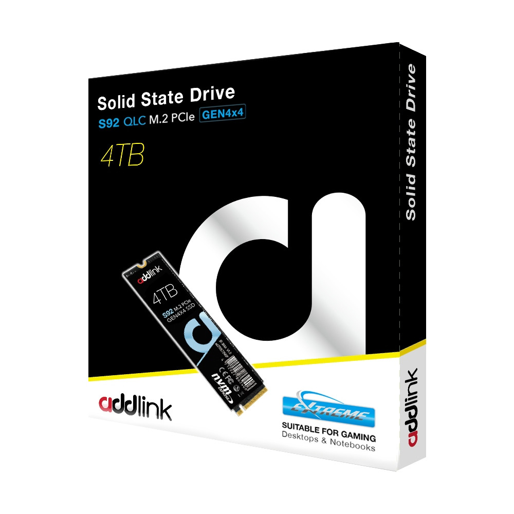 Addlink Addlink S92 4TB M.2 2280 PCIe GEN4X4 NVMe | AD4TBS92M2P - Computers & Tech - Lebanon