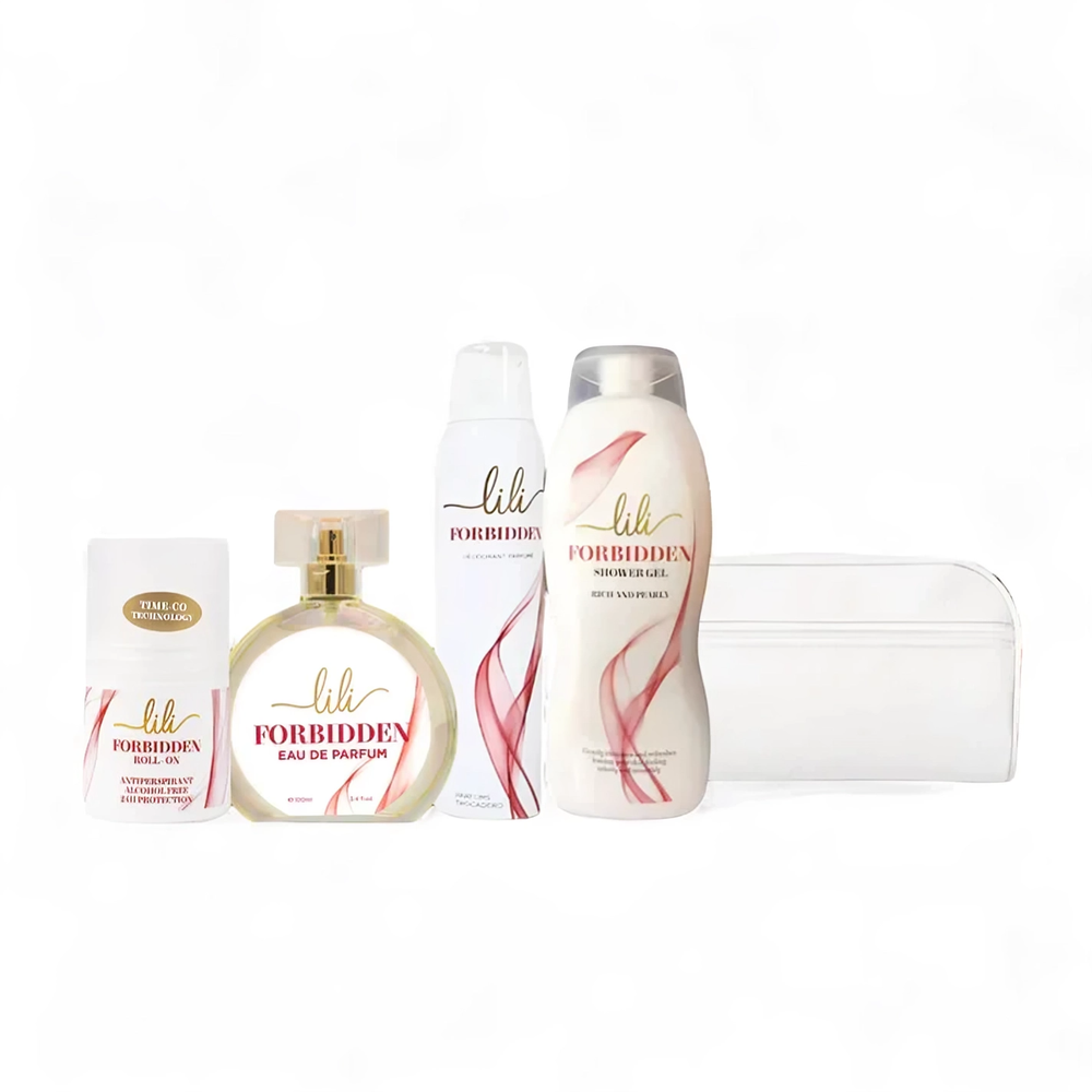 Lili Lili Forbidden Perfume & Deodorant Pouch - 4 Items | 286852 - Beauty & Personal Care - Lebanon