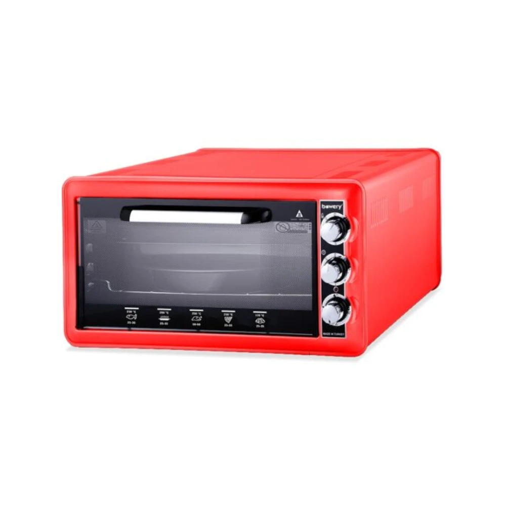 Bowery Bowery BW-10463R Electrical Oven 46L Red | BW-10463R - Home & Kitchen - Lebanon
