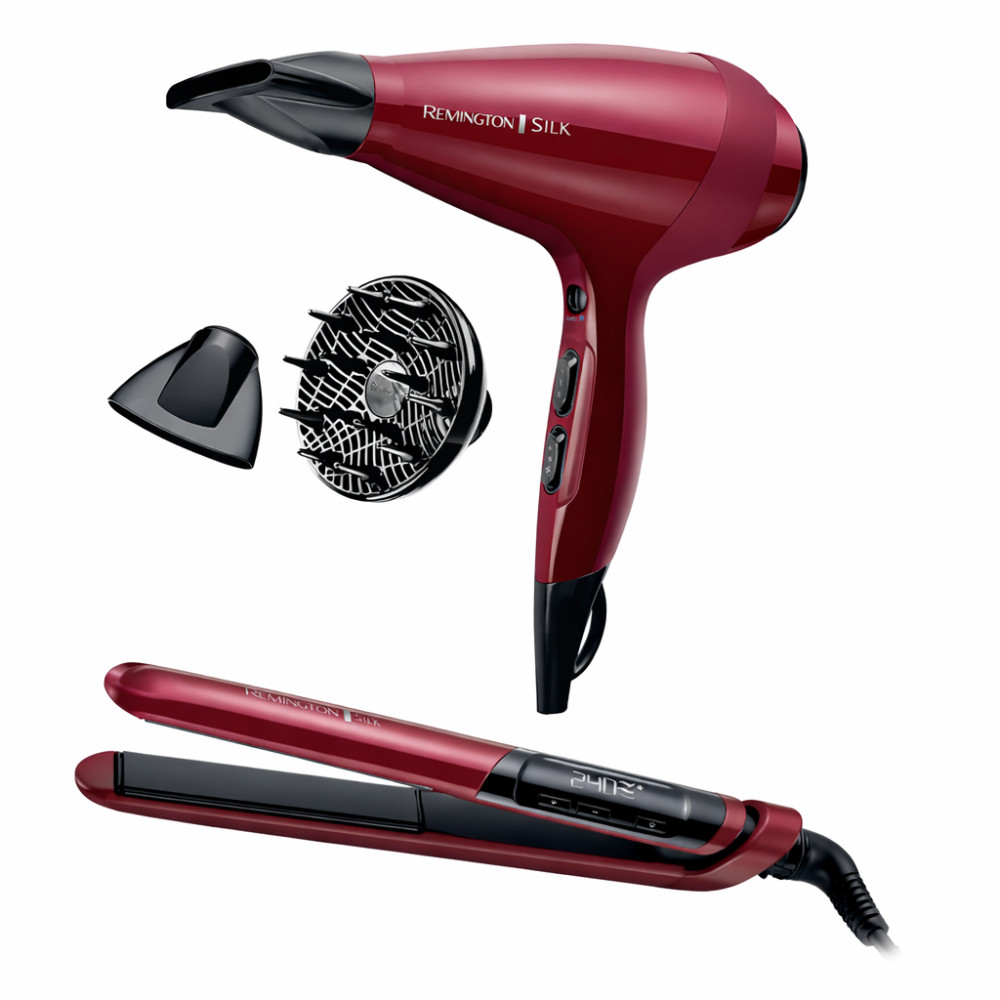 Remington Remington Silk Straightener & Remington Silk Dryer | AC9096E51-S9600E51 - Beauty & Personal Care - Lebanon