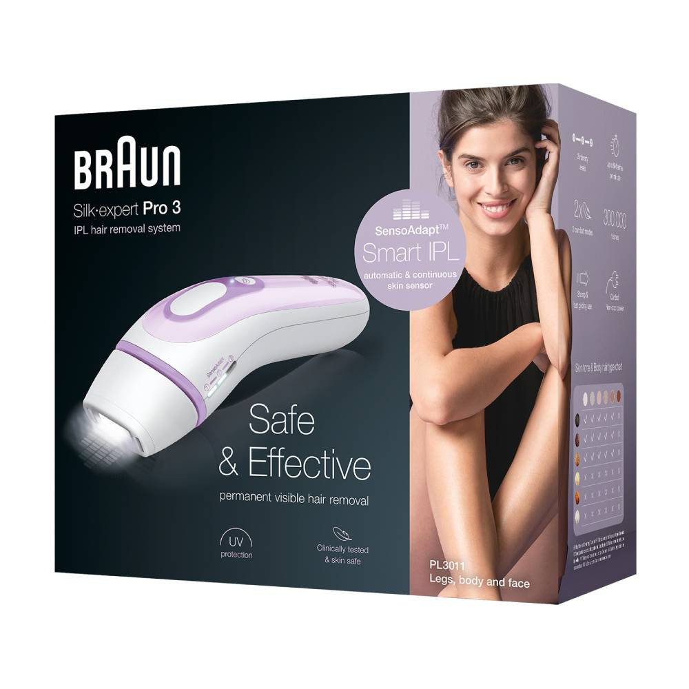 Braun Braun Silk-expert Pro 3 IPL Hair Removal Device | PL3011 - Beauty & Personal Care - Lebanon