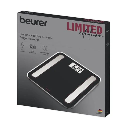 Beurer BF 183LE Diagnostic Bathroom Scale with Visceral Fat & Metabolic Age Display | BF183LE