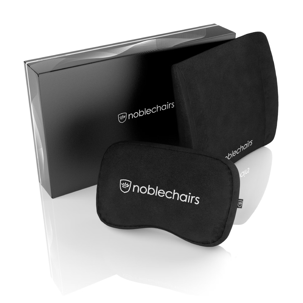 Noblechairs Noblechairs Memory Foam Pillow Set - Black | NBL-SP-PST-008 - Computers & Tech - Lebanon
