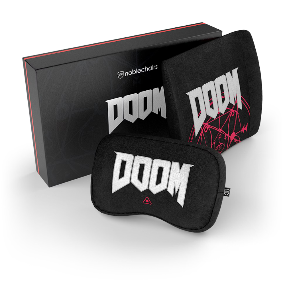 Noblechairs Noblechairs Memory Foam Pillow Set DOOM Edition | NBL-SP-PST-015 - Computers & Tech - Lebanon
