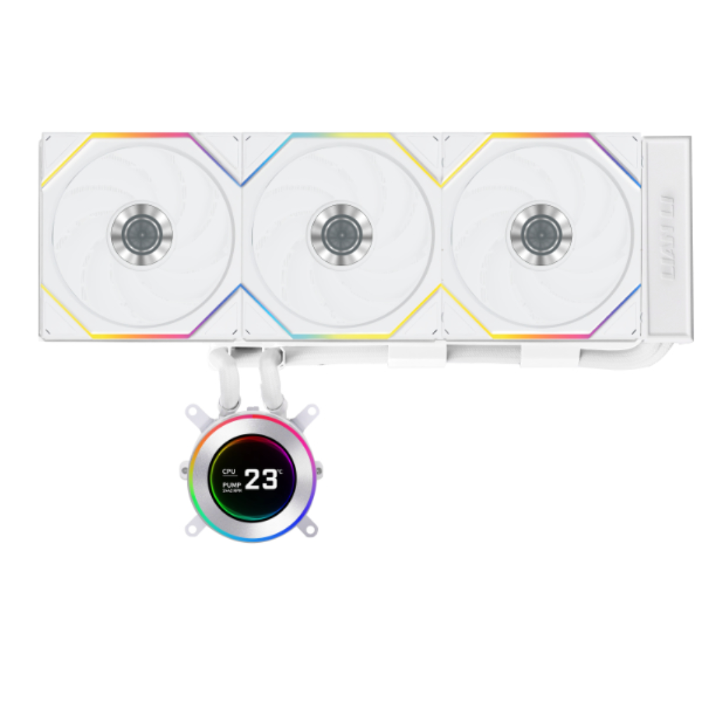 Lian Li HydroShift II LCD-C 360TL White (With TL Wireless Fans & Wireless Controller) | G89.GHS2LCD36TW.00