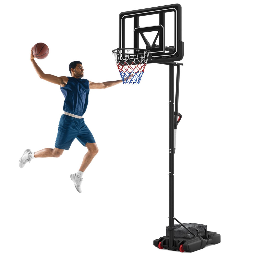 Adjustable 18" Basketball Stand with Spring Rim and Portable Base | X003-21L - Sports & Outdoors - Lebanon