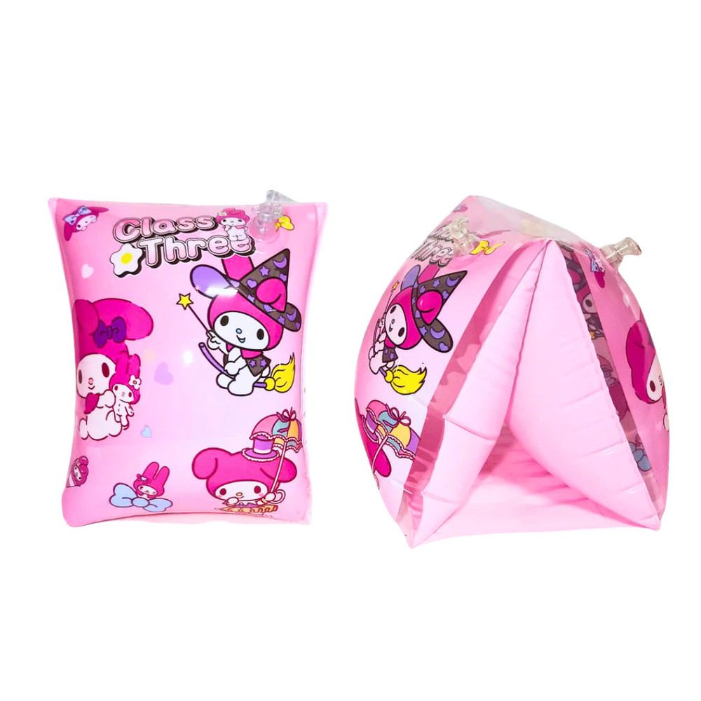 Inflatable Kids Arm Bands Cartoon Magic Design - Pink | 584-2 - Sports & Outdoors - Lebanon