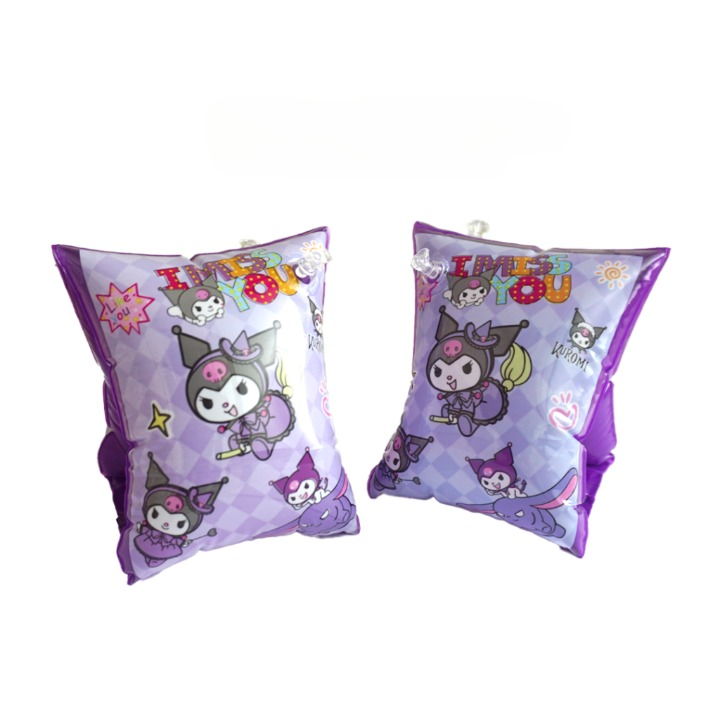 Inflatable Kids Arm Bands Cartoon Kuromi Design - Purple | 584-3 - Sports & Outdoors - Lebanon