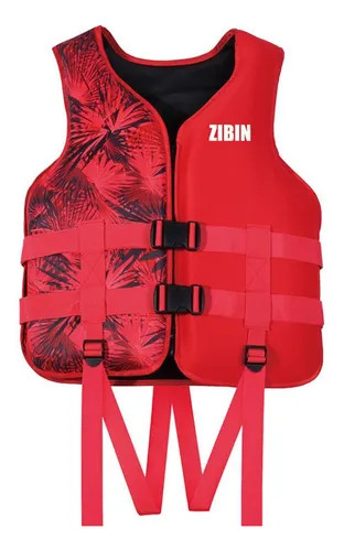 Zibin ZIBIN Life Jacket Safety Vest - Red Pattern, Size XL | 585-27 - Sports & Outdoors - Lebanon
