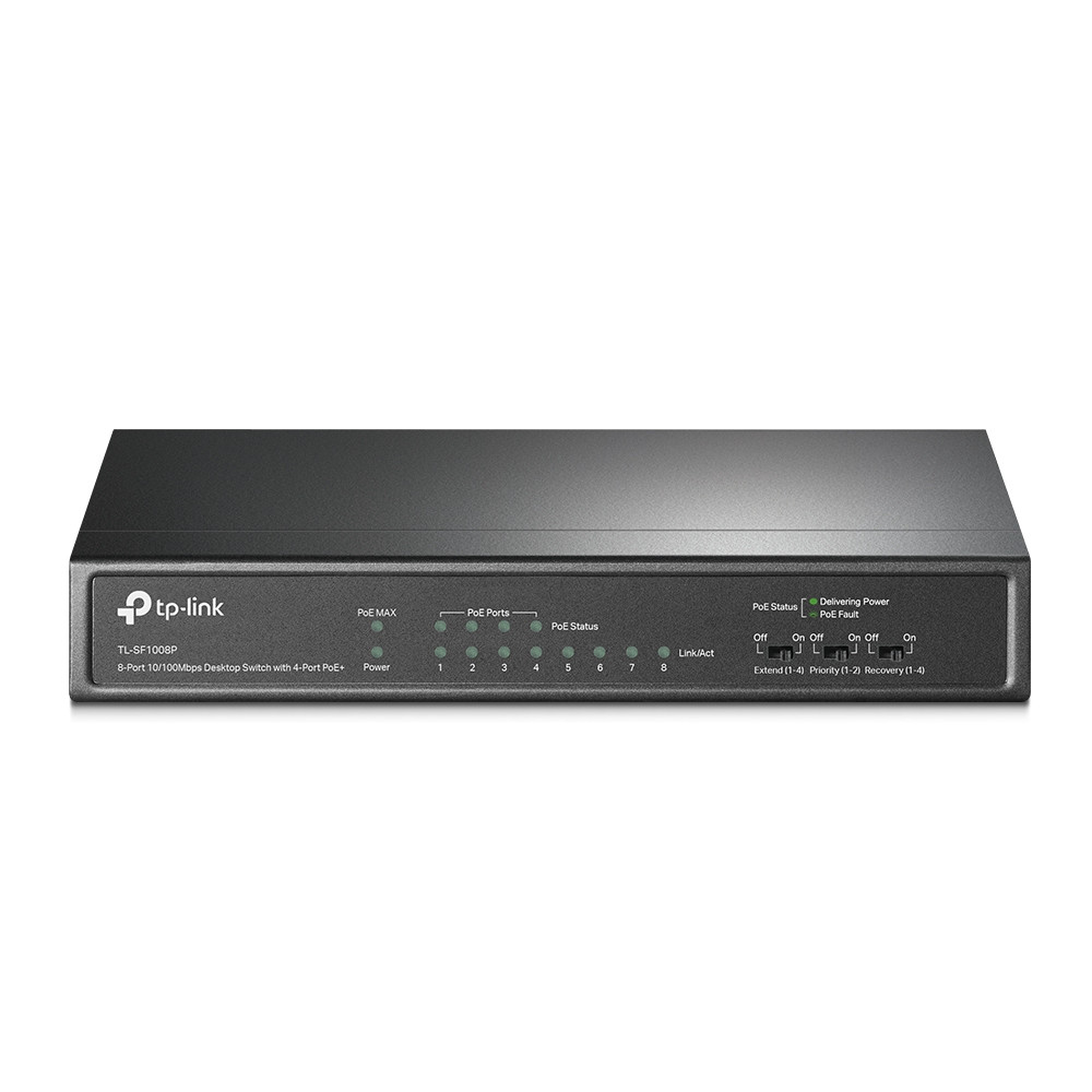 TP-Link TP-Link 8-Port 10/100Mbps Switch with 4-Port PoE+ | TL-SF1008P - Networking - Lebanon