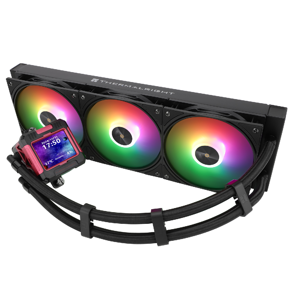 Thermalright Thermalright Frozen Warframe 360 ARGB RB Liquid CPU Cooler Black with LCD Screen - Computers & Tech - Lebanon