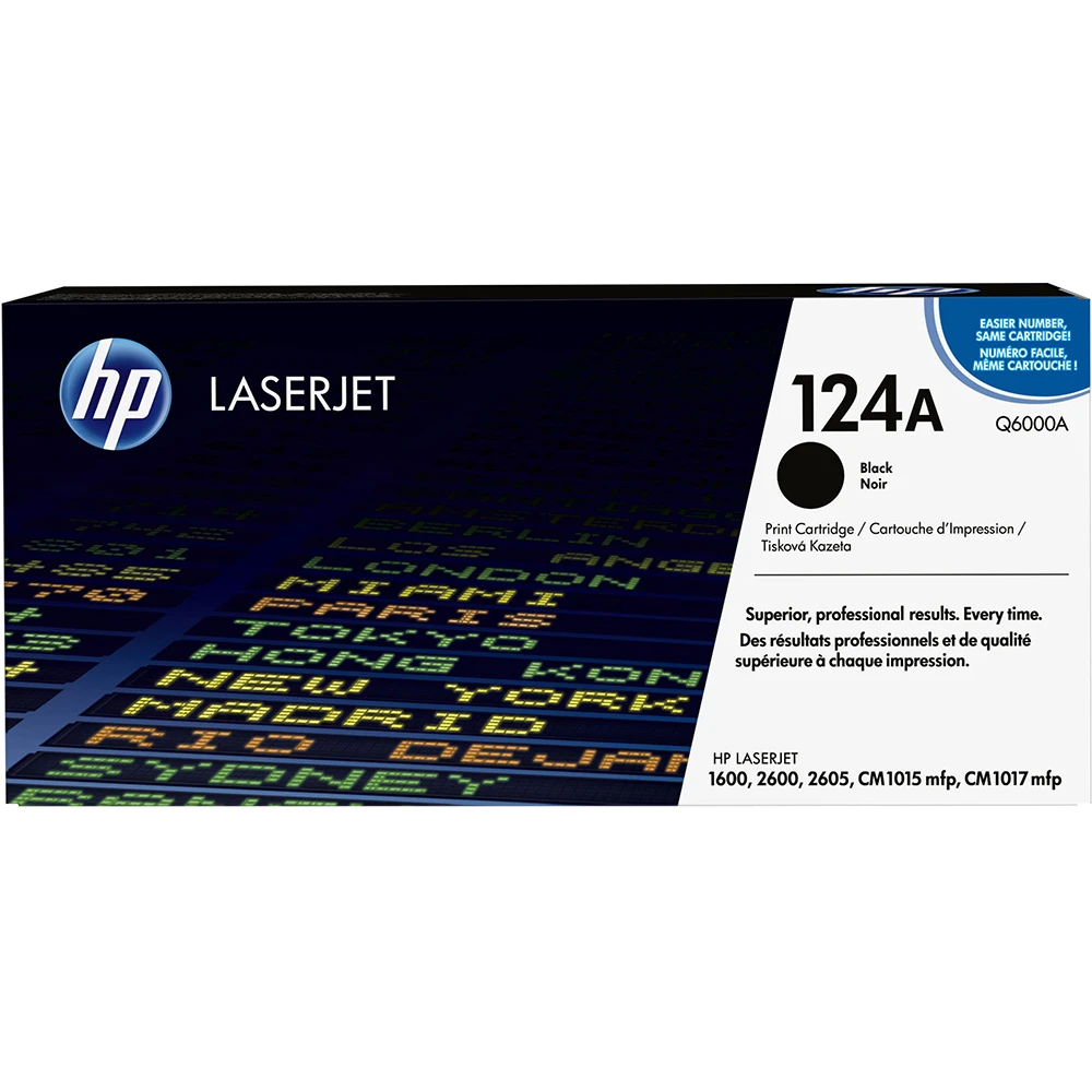 HP HP 124A Black Original LaserJet Toner Cartridge | Q6000A - Printers & Ink - Lebanon