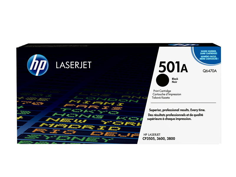 HP HP 501A Black Original LaserJet Toner Cartridge | Q6470A - Printers & Ink - Lebanon