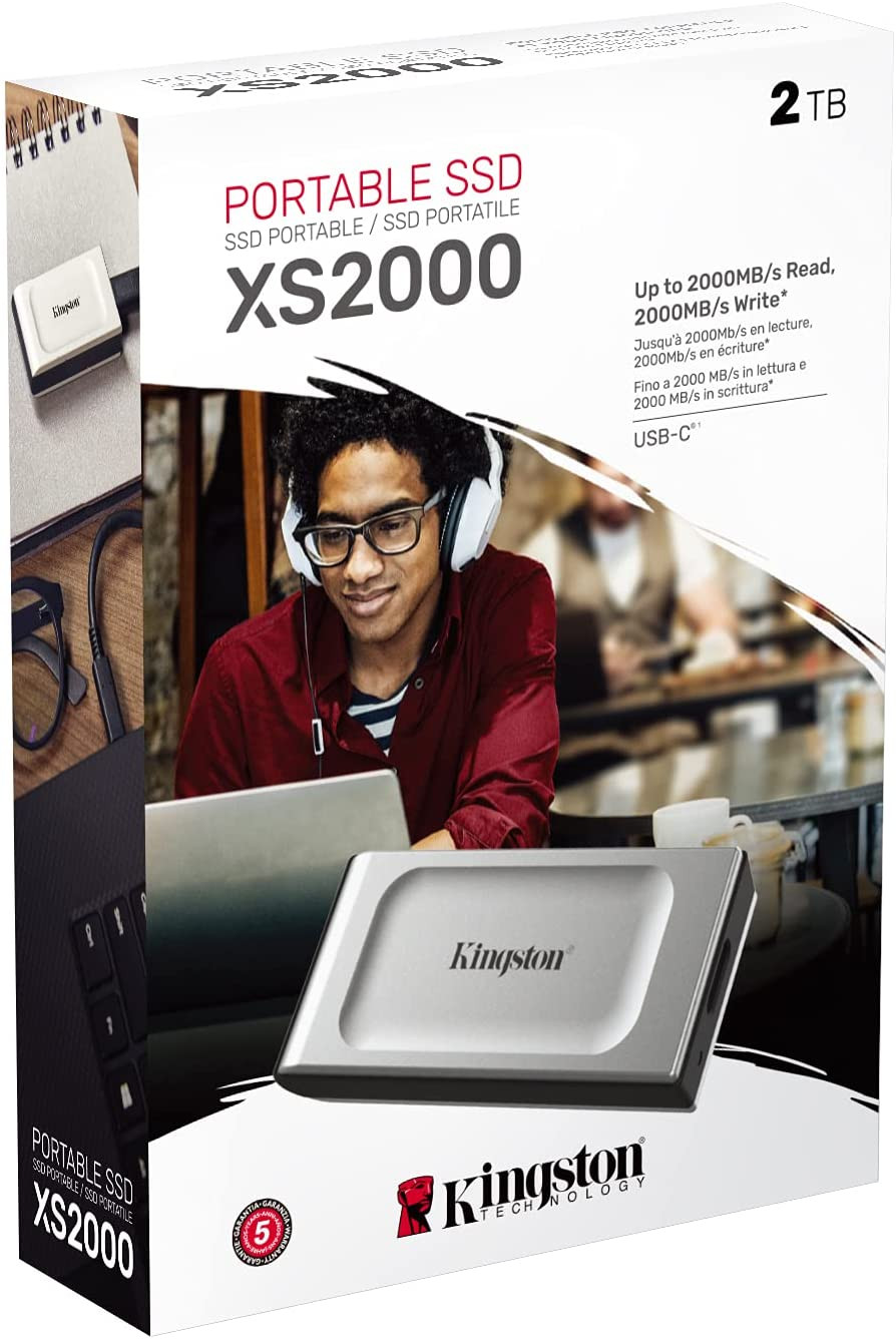 Kingston KINGSTON SSD 2000GB XS2000 Portable SSD | SXS2000/2000G - Computers & Tech - Lebanon