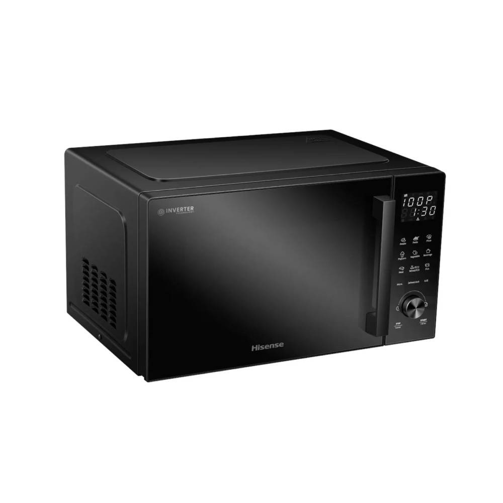 Hisense Hisense Microwave Oven Black 34L Grill Inverter 1000W | H34MOBS10HG - Home & Kitchen - Lebanon